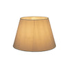 Elegant textured ivory linen lamp shade for small table lamps