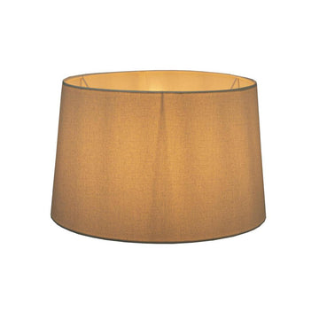 Minimal XS tapered lamp shade in soft neutral linen tone