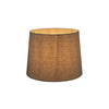 XS ivory linen drum lamp shade for small table and bedside lamps with soft ambient lighting
