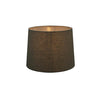 Compact linen drum lamp shade with multi-fitting compatibility