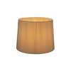 Light natural fabric drum lamp shade for soft ambient home lighting