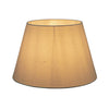 Textured ivory linen taper lamp shade medium size for bedside and table lamps