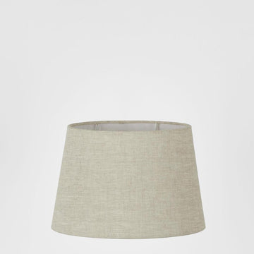 Light natural linen lamp shade for Scandinavian and coastal décor