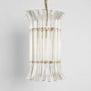 Petal chandelier with elegant floral-inspired design creating a decorative statement light for dining rooms and luxury interiors