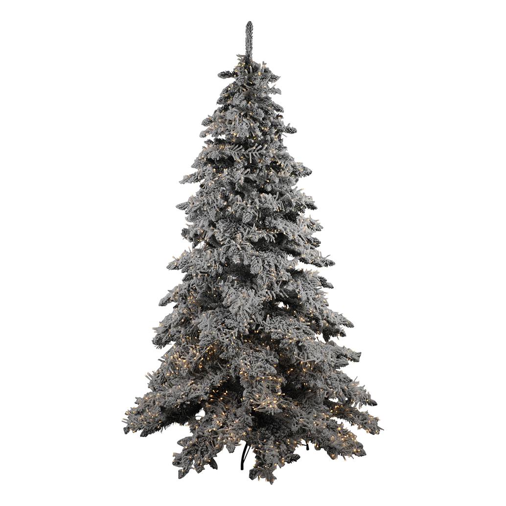 Premium Snow Pine Tree w 6670 Lights 225cm