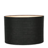 Large black cylindrical lamp shade for bold modern home lighting