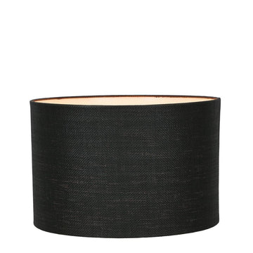 Modern black lamp shade made from pressed paper with wire frame design