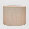 Large cylindrical lamp shade in natural tone for modern home décor