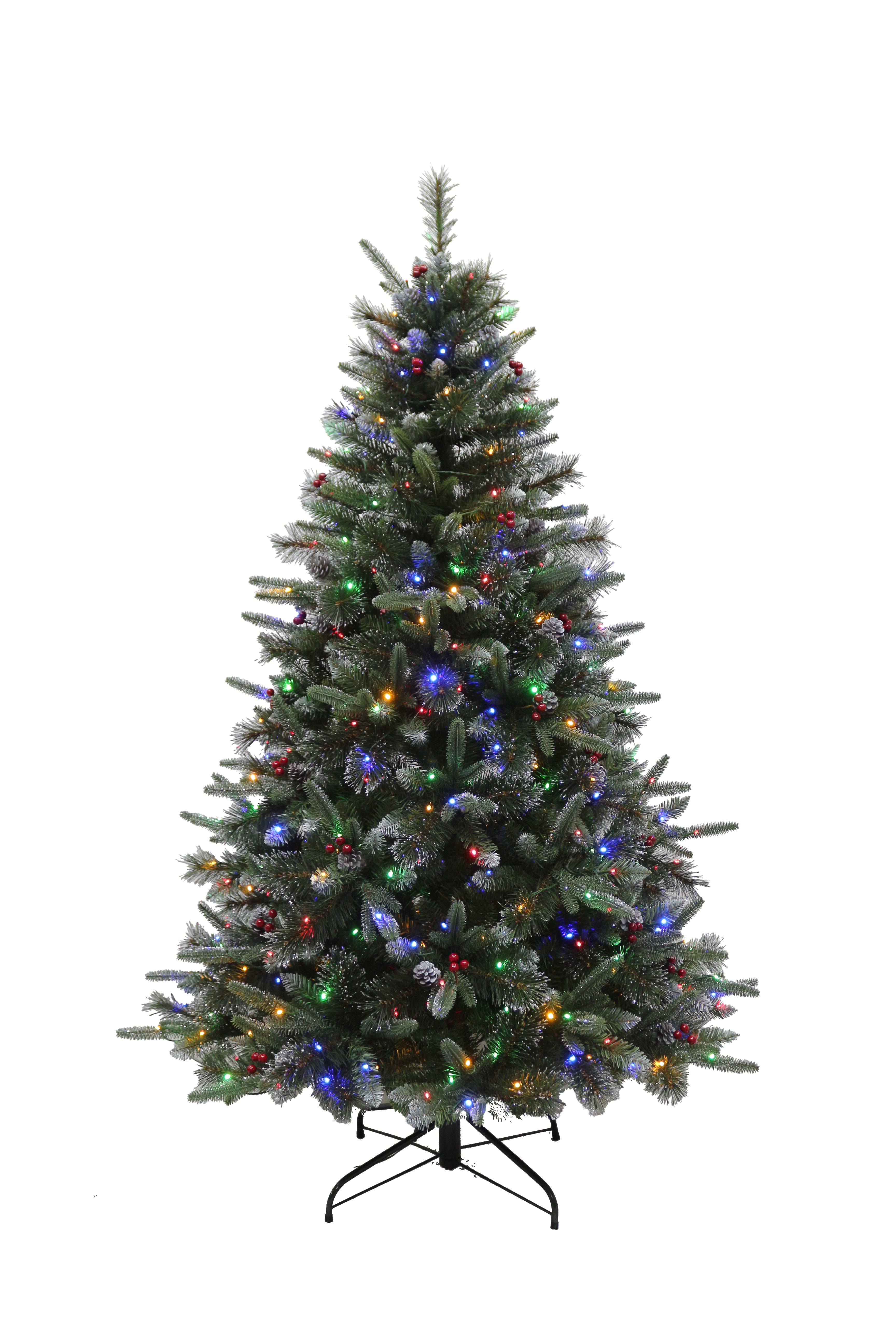 Multi Function Prelit Manhattan Tree with Decorations 150cm