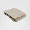 Premium beige ottoman slip cover with skirted design for Noosa furniture and interchangeable home styling