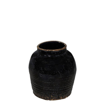 Sanne antique wine pot rustic decorative vessel vintage home decor unique one-of-a-kind accent