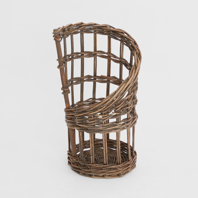 Decorative woven baguette basket Luna bread serving basket for dining table