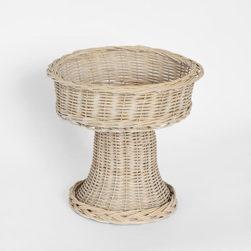 Large bowl on stand decorative serving bowl for kitchen table and home styling