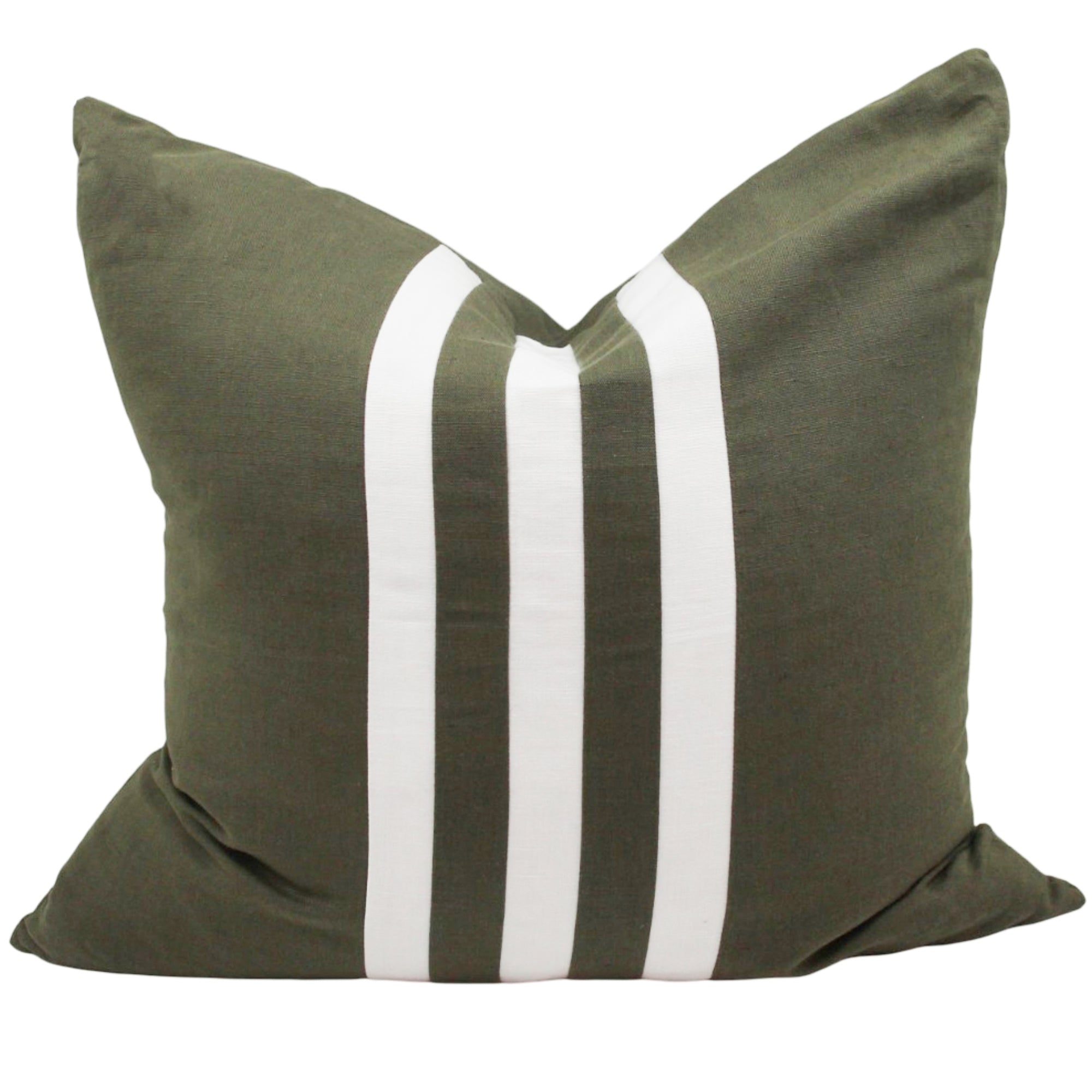 Quill Cotton & Linen Blend Cushion 50x50cm Olive