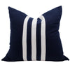 Quill Cotton & Linen Blend Cushion 50x50cm Navy