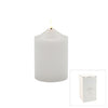 ELLIPSE LED WHTE CHURCH CANDLE 10CM X 17.5CM