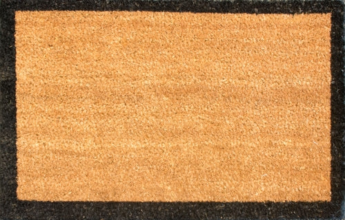 Vivaldi Coir Outdoor Mat - Black Border