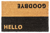 Vivaldi Coir Outdoor Mat - Hello, Goodbye