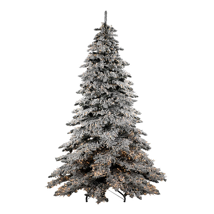 Premium Snow Pine Tree w 8400 Lights 270cm