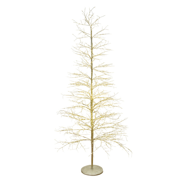 Deluxe Champagne Stick Tree w 2690 Twinkle Lights 210cm