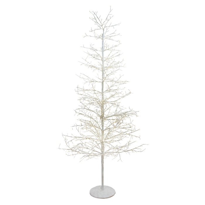 Deluxe White Stick Tree w 2690 Twinkle Lights 210cm