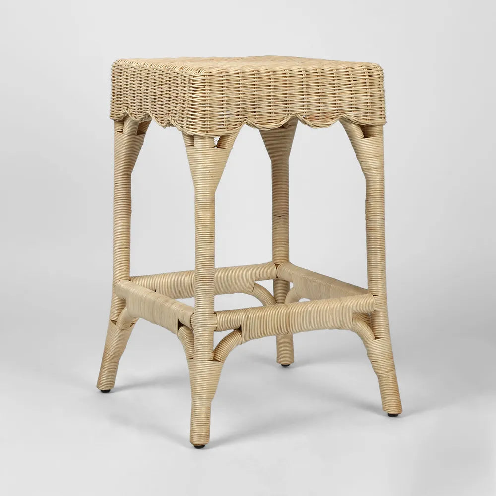 Counter Stool Rattan Natural