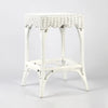 Counter Stool Rattan White