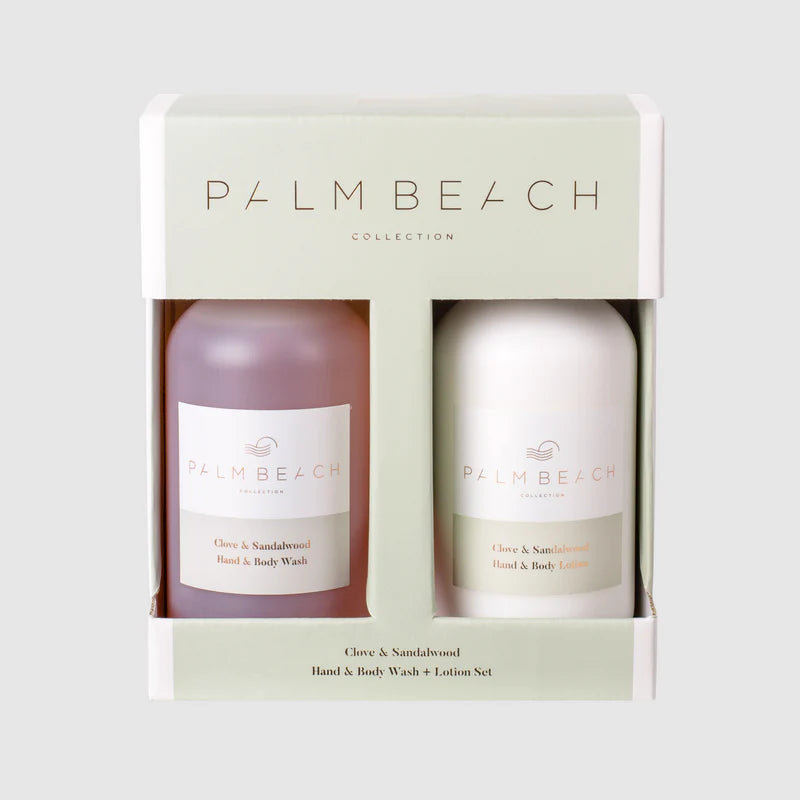 Palm Beach Clove and Sandalwood Wash and Lotion Duo Gift Pack
