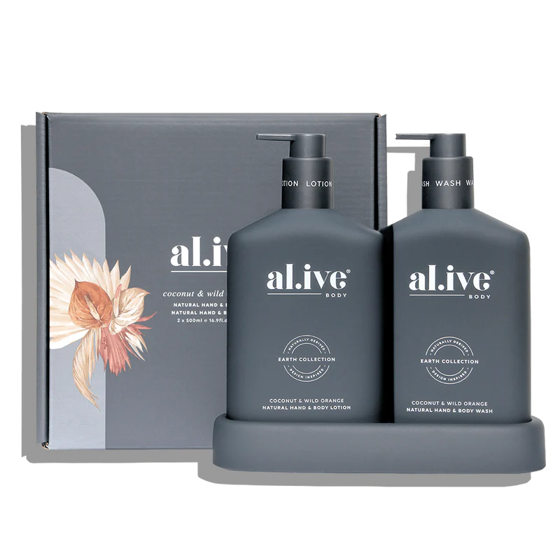 al.ive Body Wash & Lotion Duo Coconut & Wild Orange