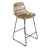 Comores Rattan & Iron Bar Stool