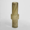 Modern sand tone glass vase tall design for minimalist and natural interiors