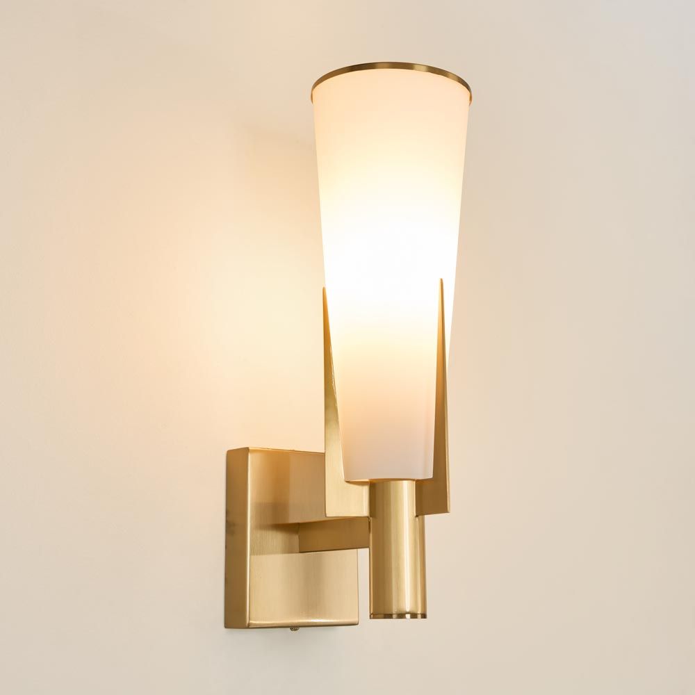 St Germain Wall Light iron and glass – elegant modern wall sconce for hallways, bedrooms, and accent lighting
