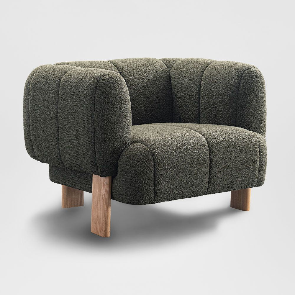 Giano modern sofa with deep seating and steel frame for comfortable living room or lounge seating
