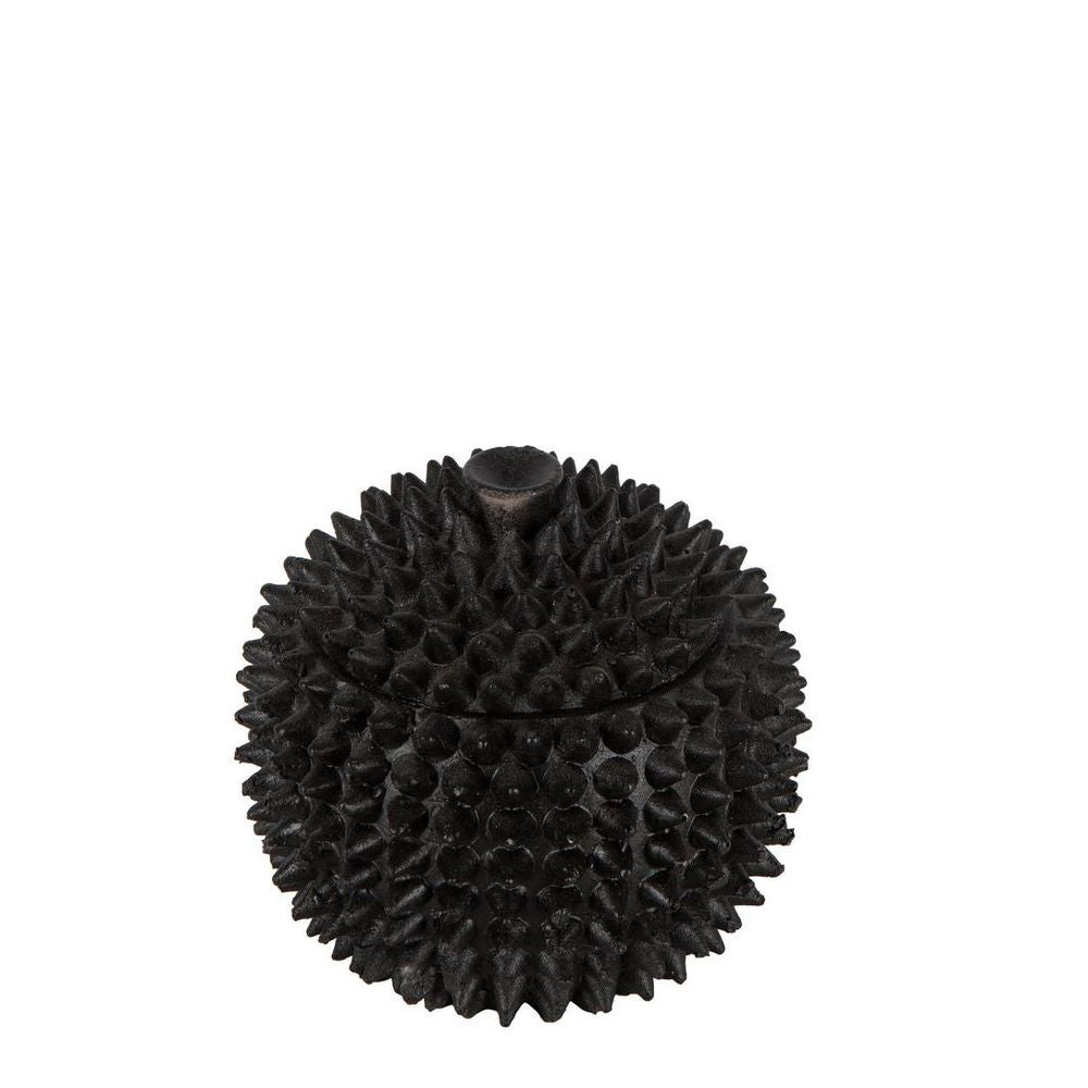Spike decorative bowl with lid modern textured centerpiece for home decor