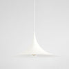 Sophia large pendant light in white, crafted from iron and aluminium, modern ceiling light for dining rooms, kitchen islands, and contemporary interiors