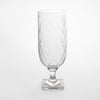 Clear large glass urn vase waterproof design with premium hand cut craftsmanship
