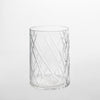Decorative small glass cylinder vase waterproof design for table and home use
