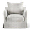 Coastal style slipcover sofa with tailored fabric cover, loose cushions, and solid timber frame construction