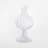 Watertight glass vase, elegant clear decorative vase for fresh flowers and modern home décor styling