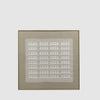 Framed hand-embellished canvas wall art with premium veneer frame, modern home décor print.
