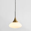 Toti glass pendant light crafted from iron and glass, elegant modern ceiling light creating warm ambiance for dining rooms and living spaces