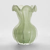 Elegant Lulu green vase for floral arrangements and minimalist home styling