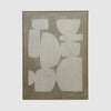 Framed canvas print with hand embellishment, veneer frame and secure protective packaging.
