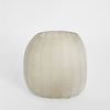 Amara small mouth-blown glass vase, hand-finished decorative vessel for modern home décor styling