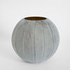 Bhanu mouth-blown glass vase, handcrafted hand-finished decorative vessel for elegant home décor styling