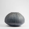 Kalsa small mouth-blown glass vase, handcrafted hand-finished decorative vessel for compact home décor styling