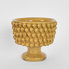 Ceramic sculptural vase with organic texture, contemporary home decor accent