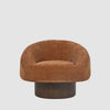 Finn modern armchair with minimalist design, low profile seat, supportive backrest, and contemporary living room styling