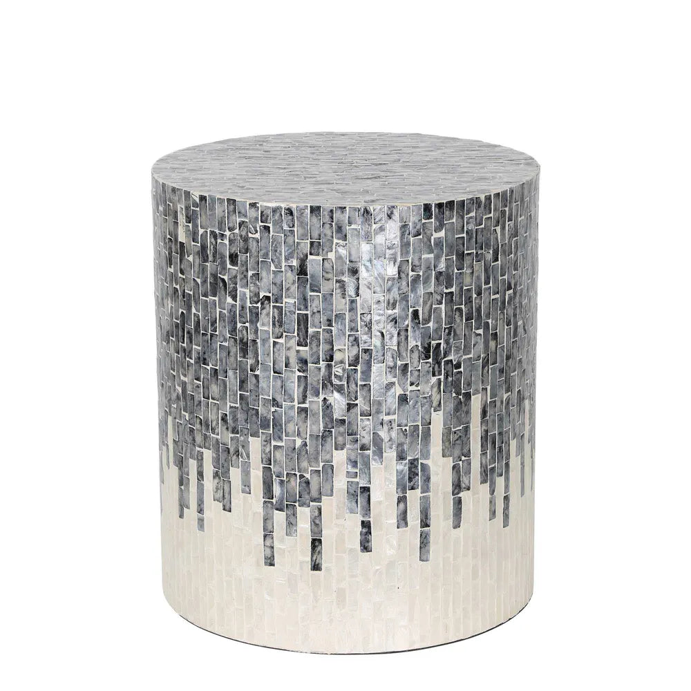 Sendosa Drum Side Table Grey