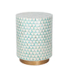 Samon Drum Side Table Green